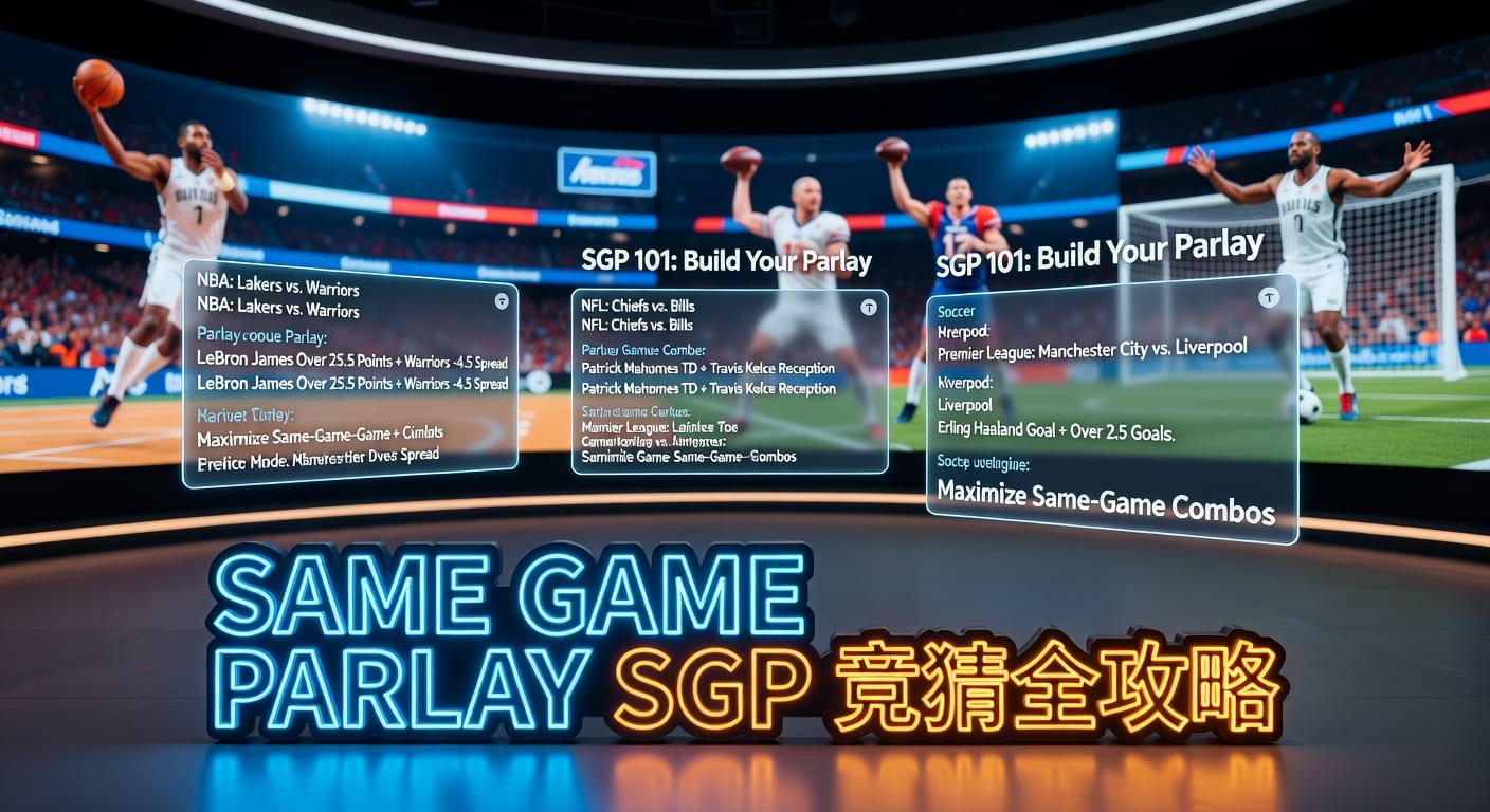 same game parlay SGP 乐鱼体育官网投注策略