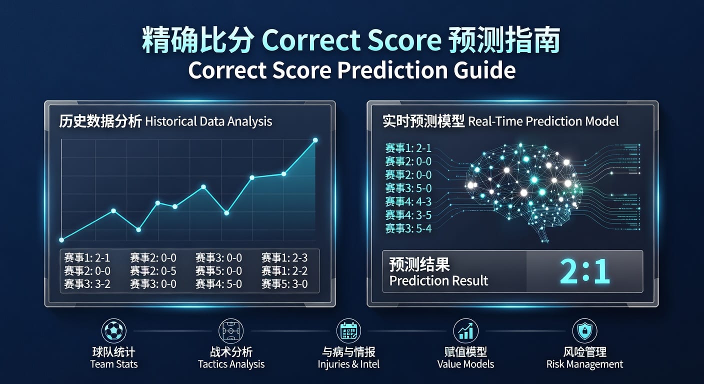 精确比分 correct score：体育赛事分析与投注技巧