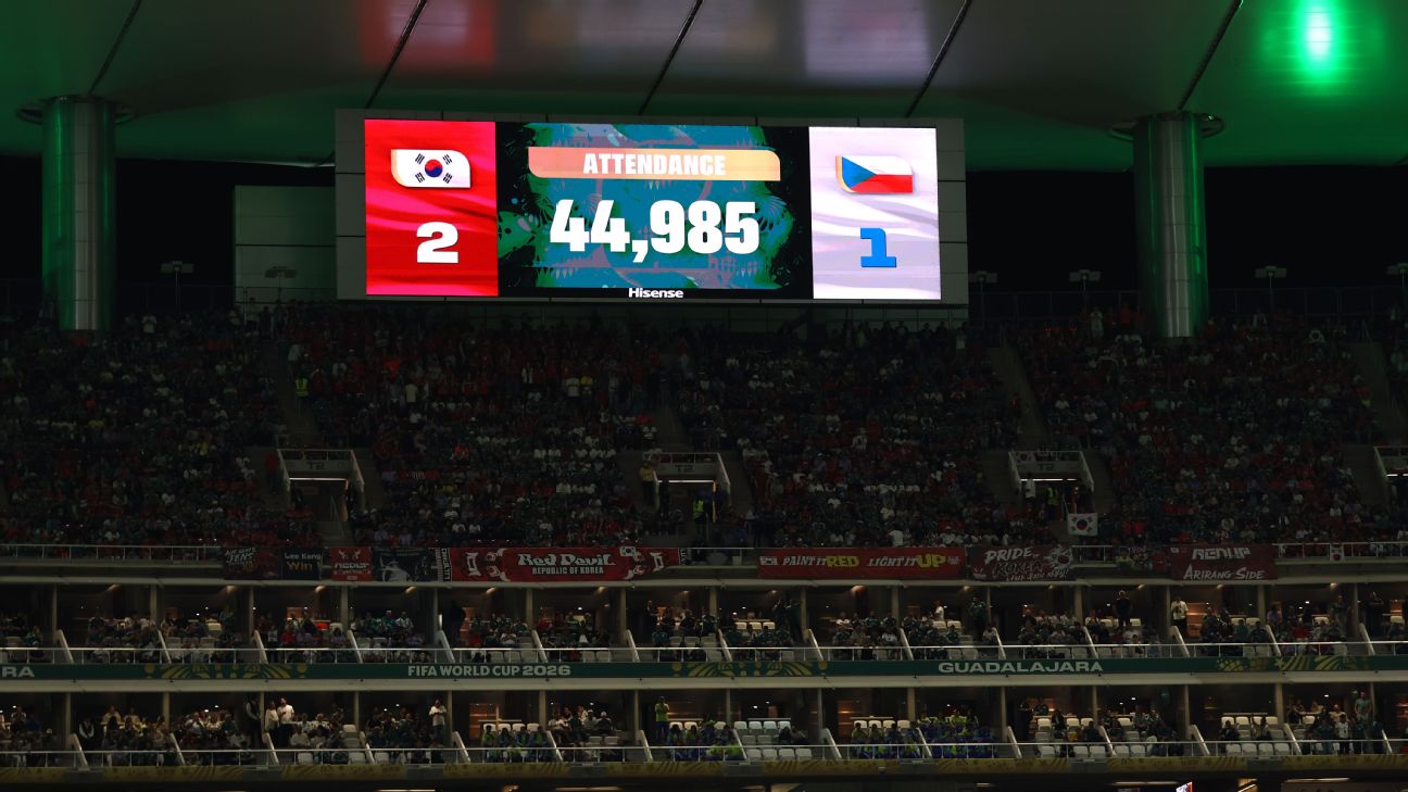 FIFA为韩国对捷克世界杯比赛出席数据辩护 声称基于核实的操作数据